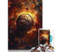 Jigsaw Puzzles for Teenagers Fantasy Baseball Teenager Jigsaw,is Ideal As Gifts for The Whole Family Suitable for And 14 (size 75x50cm)