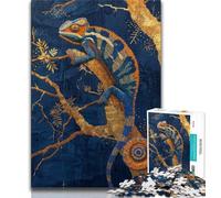 Jigsaw Puzzles for Teenagers Fantasy Chameleon 1000 Pieces for Adults,Educational Stress Relief Toy Gifts for Friends And Family (size 75x50cm)