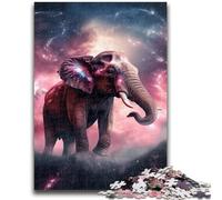 Jigsaw Puzzles for Teenagers Fantasy Elephant Puzzles,Challenging Game Gifts for Is Ideal As A Gift for The Whole Family (75x50cm)