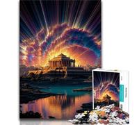 Jigsaw Puzzles for Teenagers Fantasy Landscape,Help The Brain Exercise Addictive Toys to Cultivate Patience Wall Decoration (38x26cm)