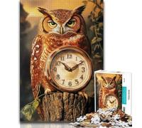Jigsaw Puzzles for Teenagers Fantasy Owl Teenager Puzzles,for Educational Game Challenge Toy Deal As Gifts for The Whole Family 26x38cm