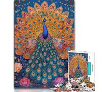Jigsaw Puzzles for Teenagers Fantasy Peacock 1000 Pieces for Adults,Educational Stress Relief Toy Gifts for Friends And Family (size 75x50cm)