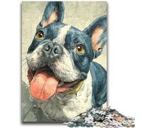 Jigsaw Puzzles for Teenagers Fantasy Pug Puzzles for Adults,Stress Reliever Staycation Kill Time Home Decoration Toys (75x50cm)