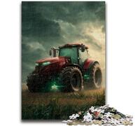 Jigsaw Puzzles for Teenagers Farm Implement Tractor Puzzles,Challenging Game Gifts for Is Ideal As A Gift for The Whole Family (26x38cm)