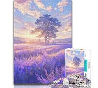 Jigsaw Puzzles for Teenagers Fields Full of Tulips Puzzles,Challenging Game Gifts for Is Ideal As A Gift for The Whole Family 75x50cm