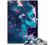 Jigsaw Puzzles for Teenagers Flowerpunk God Brain Intelligence Challenge Addictive Toys Birthday Present, Gifts, Wall Art 38x26cm