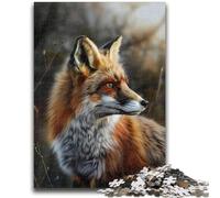 Jigsaw Puzzles for Teenagers Forest Fox Challenging Game And Family Play Wall Decoration Unique Birthday And Xmas Gifts 26x38cm