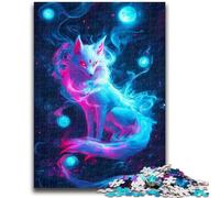 Jigsaw Puzzles for Teenagers Fox God, Analysis And Logic with Fully Interlocking Randomly Shaped Pieces for And Age 14 Years Up 50X75CM