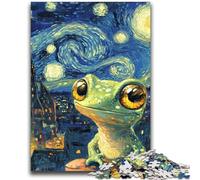 Jigsaw Puzzles for Teenagers Frog Suitable for Ages 14 And Up Family Games Deal As Gifts for The Whole Family 50x75cm