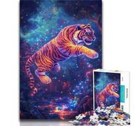 Jigsaw Puzzles for Teenagers Galaxy Tiger 1000 Pieces for Adults,Birthday Gift Idea for Adults, Family Game And Hobby 26x38cm