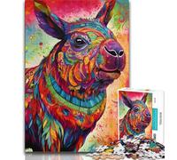 Jigsaw Puzzles for Teenagers Guinea Pig in Colorful Art Puzzles for Adults,Challenging Family Activity Games DIY Toy for Home Wall Decor Gifts (size 38x26cm)
