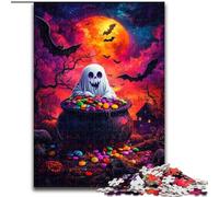 Jigsaw Puzzles for Teenagers Halloween Soul, Analysis And Logic with Fully Interlocking Randomly Shaped Pieces for And Age 14 Years Up (Size 50x75cm)