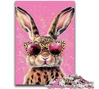 Jigsaw Puzzles for Teenagers Happy Rabbit Teenager Puzzles,for Educational Game Challenge Toy Deal As Gifts for The Whole Family (50x75cm)