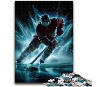 Jigsaw Puzzles for Teenagers Ice Hockey 1000 Pieces for Adults,Stress Reliever Difficult Challenge Unique Home Decor And Gifts (26x38cm)
