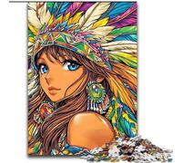 Jigsaw Puzzles for Teenagers Indian Princess, for Age 14 Years And over Home Decor As A Gift for The Whole Family And Friends (Size 50x75cm)