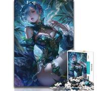 Jigsaw Puzzles for Teenagers Japanese Anime Girls Puzzles,Challenging Game Gifts for Is Ideal As A Gift for The Whole Family 38x26cm