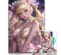 Jigsaw Puzzles for Teenagers Japanese Anime Girls Teenager Jigsaw,Decompressing Intellectual Educational Toy Perfect Decoration 38x26cm