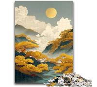 Jigsaw Puzzles for Teenagers Japanese Style Mountain 1000 Piece Puzzle,Stress Reliever Difficult Challenge Home Decoration Toys (50x75cm)