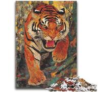 Jigsaw Puzzles for Teenagers Japanese Style Tiger Learning Educational Toys Fun at Home Activities, Birthday Present,Travel Gifts 50x75cm