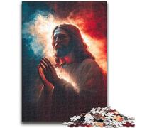 Jigsaw Puzzles for Teenagers Jesus Art Suitable for Ages 14 And Up Family Games Deal As Gifts for The Whole Family 38x26cm