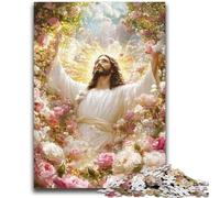 Jigsaw Puzzles for Teenagers Jesus in The Garden 1000 Piece Puzzle,learning Educational for Is Ideal As A Gift for The Whole Family (38x26cm)