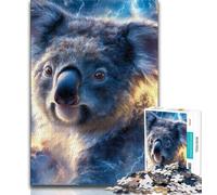 Jigsaw Puzzles for Teenagers Koala Teenager Jigsaw,Family Activity Fun at Home Activities, Birthday Present,Travel Gifts (size 75x50cm)