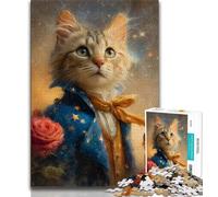 Jigsaw Puzzles for Teenagers Little Prince Dog 1000 Piece Puzzle,Stress Reliever Staycation Kill Time Enhance Love between Couples 38x26cm