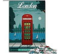 Jigsaw Puzzles for Teenagers London, Stress Reliever Difficult Challenge Secret Santa Gifts for Age 14 Years Up 50x75cm