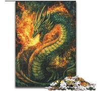 Jigsaw Puzzles for Teenagers Magic Dragon, Analysis And Logic with Fully Interlocking Randomly Shaped Pieces for And Age 14 Years Up (Size 50x75cm)