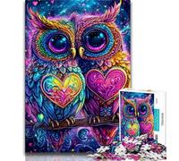 Jigsaw Puzzles for Teenagers Magic Owl 1000 Pieces for Adults,Educational Stress Relief Toy Gifts for Friends And Family (size 75x50cm)