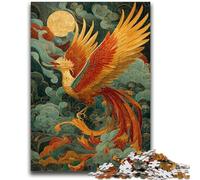 Jigsaw Puzzles for Teenagers Magic Phoenix Learning Educational Toys Fun at Home Activities, Birthday Present,Travel Gifts 50x75cm