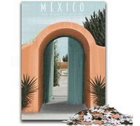 Jigsaw Puzzles for Teenagers Mexico 1000 Piece Puzzle,Educational Games Wall Decoration Unique Birthday And Xmas Gifts (26x38cm)
