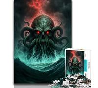 Jigsaw Puzzles for Teenagers Monster Octopus Teenager Jigsaw,is Ideal As Gifts for The Whole Family Suitable for And 14 (size 75x50cm)