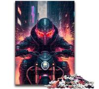 Jigsaw Puzzles for Teenagers Motorcycle Ride through Learning Educational Toys Fun at Home Activities, Birthday Present,Travel Gifts 26x38cm