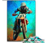 Jigsaw Puzzles for Teenagers Mountain Bike, for Age 14 Years And over Home Decor As A Gift for The Whole Family And Friends (Size 26x38cm)