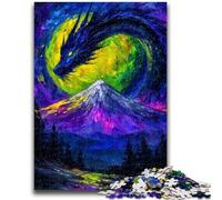 Jigsaw Puzzles for Teenagers Mysterious Dragon for And from 14 Years And over Hands-on Game Christmas Game Gifts 50x75cm