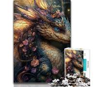 Jigsaw Puzzles for Teenagers Mysterious Flying Dragon 1000 Pieces for Adults,Birthday Gift Idea for Adults, Family Game And Hobby 26x38cm