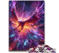 Jigsaw Puzzles for Teenagers Mysterious Phoenix Suitable for People Aged 14 And Above Educational Game Challenge Toy Gift For Birthdays 38x26cm