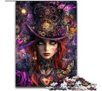 Jigsaw Puzzles for Teenagers Mysterious Witch, Family Game Stress Reliever Difficult Challenge Enhance Love between Couples (Size 26x38cm)