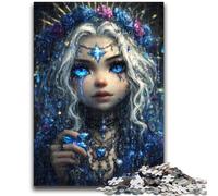 Jigsaw Puzzles for Teenagers Mystical Spirit Girl Brain Intelligence Challenge Addictive Toys Birthday Present, Gifts, Wall Art 50x75cm