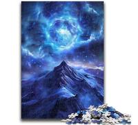Jigsaw Puzzles for Teenagers Northern Lights 1000 Piece Jigsaw,Stress Reliever Staycation Kill Time Parent-child Interaction (26x38cm)