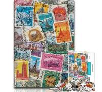 Jigsaw Puzzles for Teenagers Paris Collage Adult Jigsaw,Artistic Wall Decor & Birthday Gift Idea for Friends, Home Office (size 75x50cm)