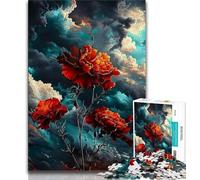 Jigsaw Puzzles for Teenagers Poppy Teenager Puzzles,Educational Games Home Decoration Birthday Present, Gifts, Wall Art (size 75x50cm)