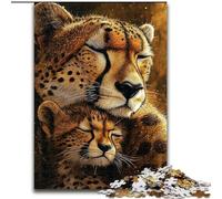 Jigsaw Puzzles for Teenagers Prairie Cheetah, Analysis And Logic with Fully Interlocking Randomly Shaped Pieces for And Age 14 Years Up (Size 26x38cm)