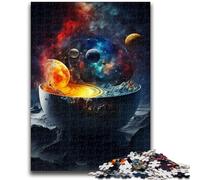 Jigsaw Puzzles for Teenagers Primordial Universe Soup Suitable for Ages 14 And Up Intellectual Toy Game Educational Game for Birthday And Christmas 26x38cm