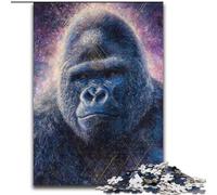 Jigsaw Puzzles for Teenagers Psychedelic Chimpanzee Learning Educational Toys Family Games Gifts for Friends And Family 50x75cm