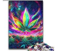 Jigsaw Puzzles for Teenagers Psychedelic Leaves Suitable for People Aged 14 And Above Educational Game Challenge Toy Gift For Birthdays 70x100cm