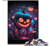 Jigsaw Puzzles for Teenagers Pumpkin House, Help The Brain Exercise Addictive Toys to Cultivate Patience Enhance Memory (Size50x75cm)