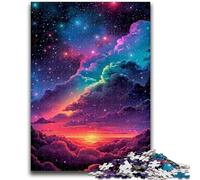 Jigsaw Puzzles for Teenagers Rainbow Universe Challenging Game Gifts for Is Ideal As A Gift for The Whole Family 26x38cm
