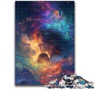 Jigsaw Puzzles for Teenagers Rainbow Universe Challenging Game Gifts for Is Ideal As A Gift for The Whole Family 26x38cm